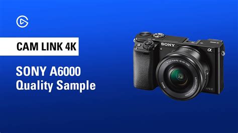 are sony a6000 pictures 4k quality